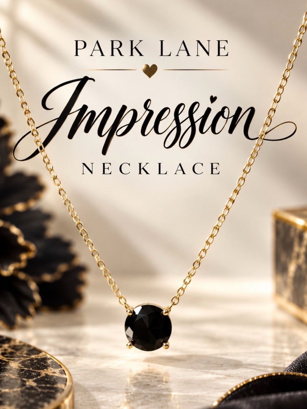 Park Lane “Impression” Necklace - Black